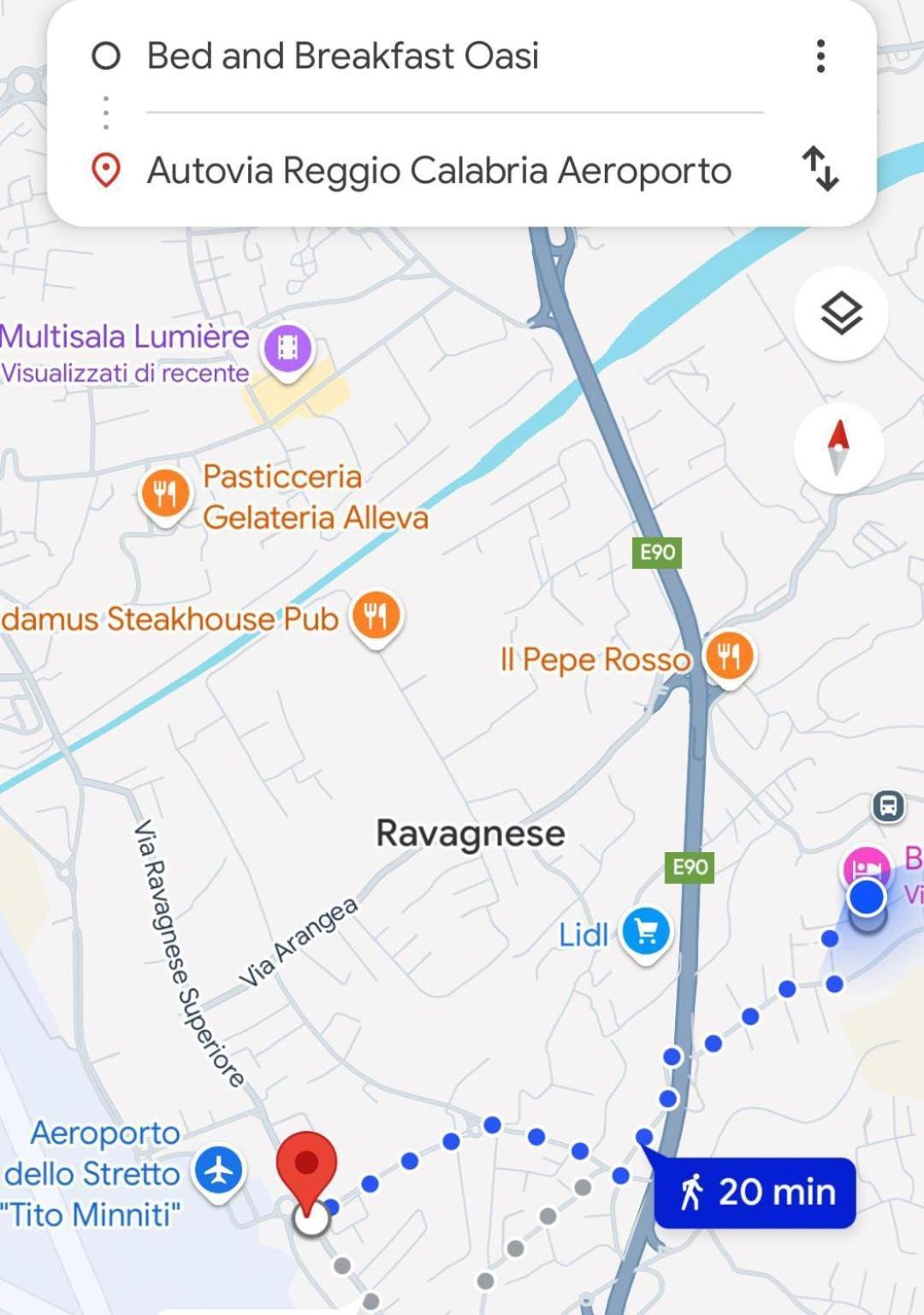 Bed And Breakfast Oasi Reggio di Calabria Zewnętrze zdjęcie